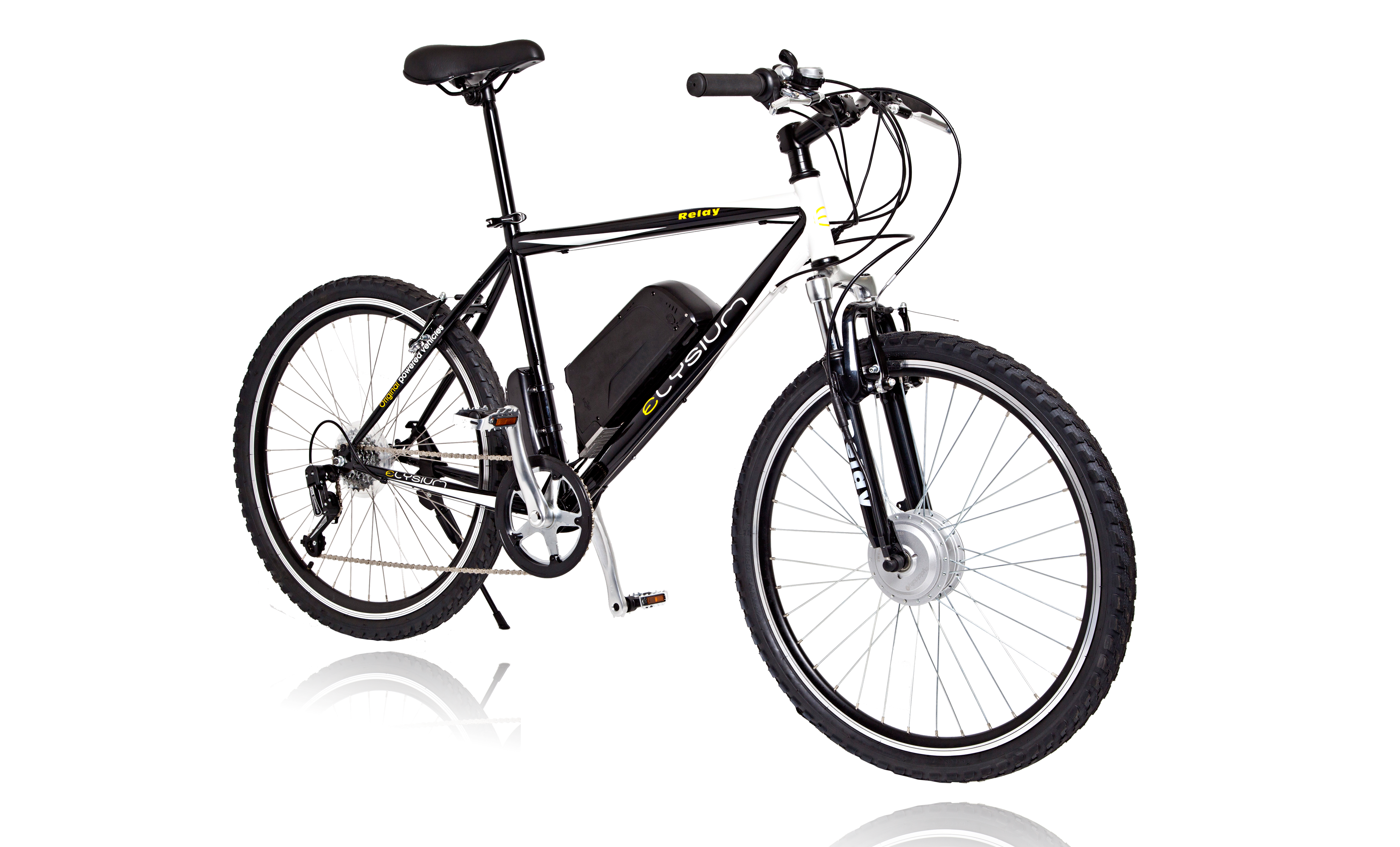 Relay 250W electric bike — fully converted with front hub motor and frame battery